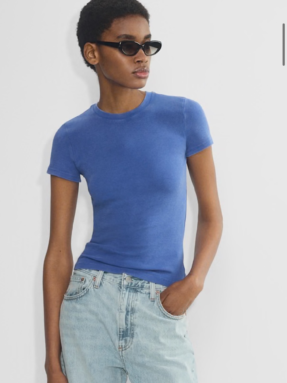 Aritzia home stretch rib T shirt